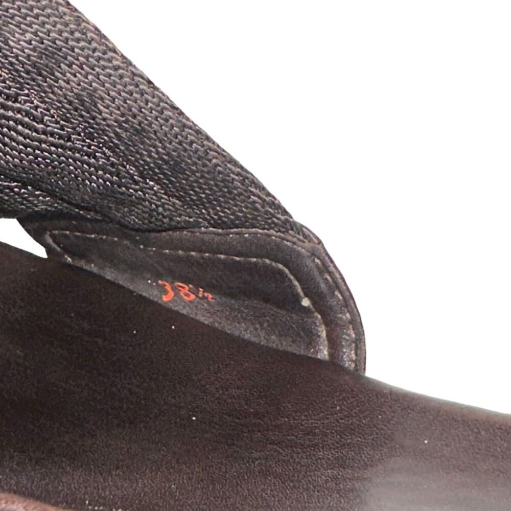 Prada Y2K Brown Platform Sandal 38.5 - Picture 6 of 8